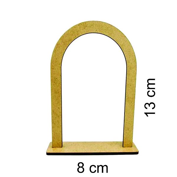 Mini Painel Arco 13cm 10 unidades MDF