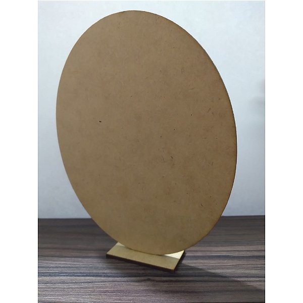 Mini Painel Oval 18 x 15 cm 5 unidades MDF