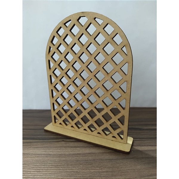 Mini Painel Treliça 16cm MDF 1 unidade