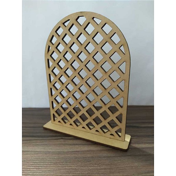 Mini Painel Treliça 27cm MDF 1 unidade