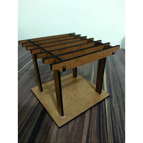 Mini Pergolado 9cm MDF 3 unidades