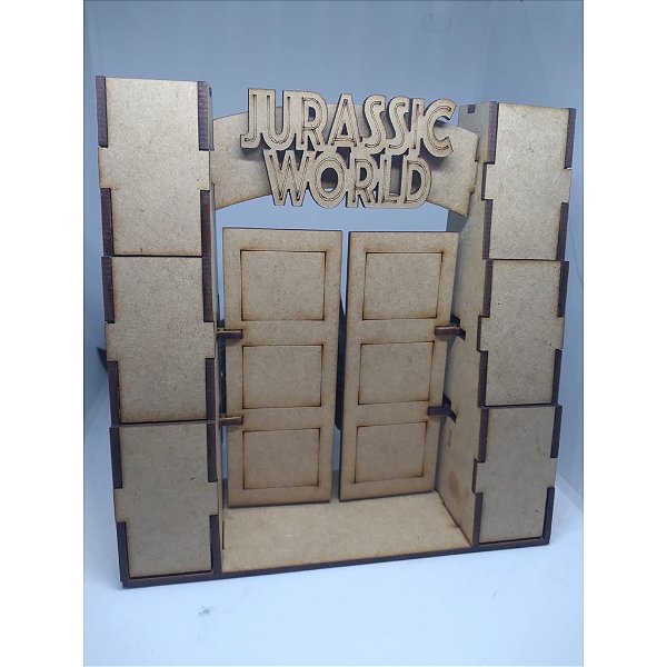 Mini Portal Dinossauro Jurassic World MDF 1 unidade
