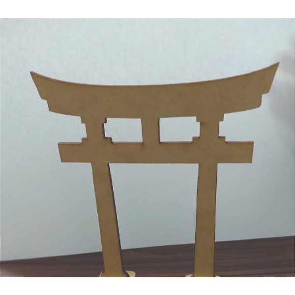 Mini Portal Japonês Tori 7cm 10 unidades MDF