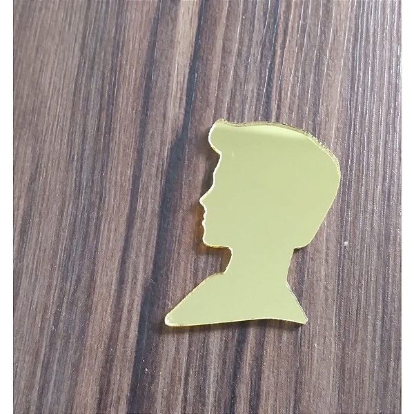 Aplique Silhueta Ken 5cm 10 unidades acrílico