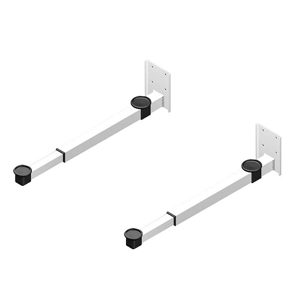 Suporte Parede com Regulagem para Lava-Louças, Frigobar, Cervejeira, Adega, entre Outros - Avatron SLL-02-W Branco