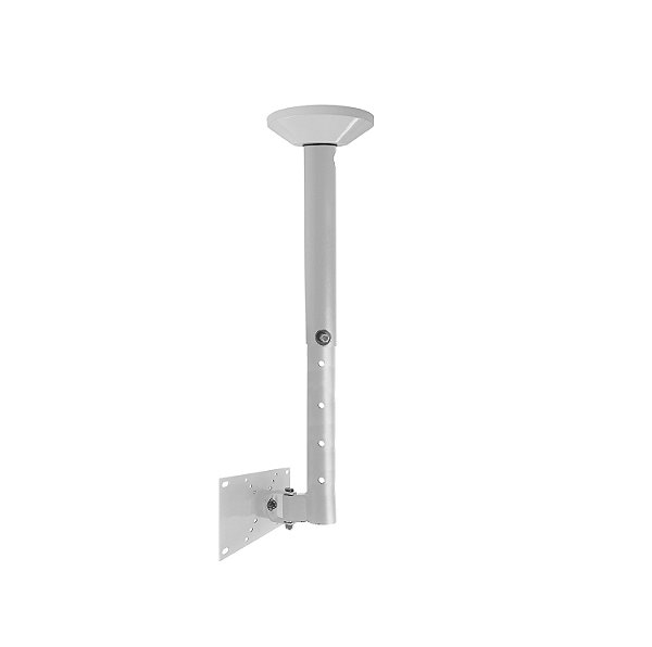 Suporte TV Teto Telescópio 360° INTER PLUS REFORÇADO 10 à 60 Polegadas - Lidimar 1060.9B Branco