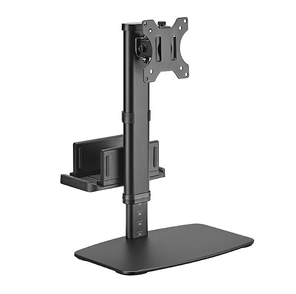 Suporte Mesa ALL-IN ONE Com Vesa e Ajuste Altura Para Monitor e MINI PC 17 à 27 Polegadas - Bluecase BSFS01-1B