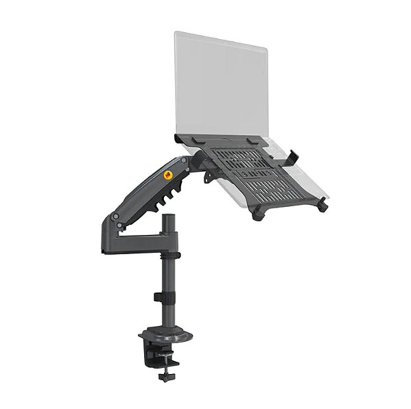 Suporte Notebook Articulado com Bandeja e Pistão a Gás para Mesa - NB H100 FP-2