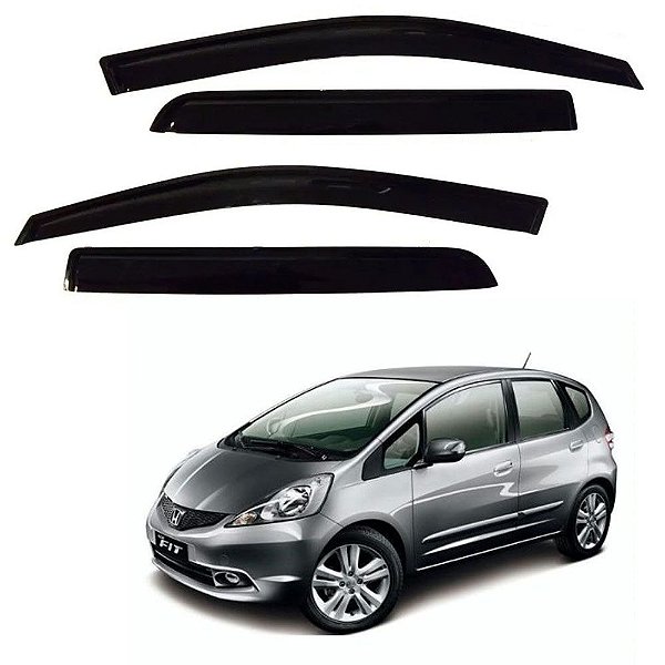 Calha De Chuva Fit 09 2010 2011 2012 2013 2014 2015 4 Portas
