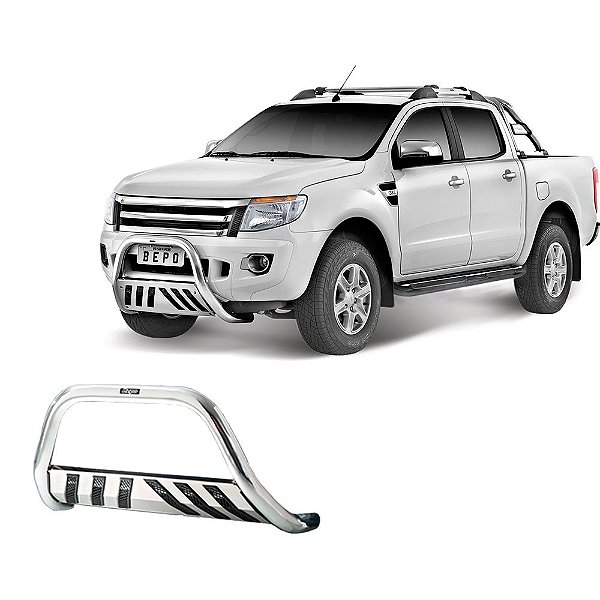 Quebra Mato Ranger 2013 2014 2015 Com Grade Cromado