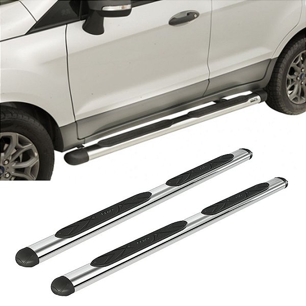Estribo Ecosport 2013 2014 2015 2016 2017 2018 Oval Cromado