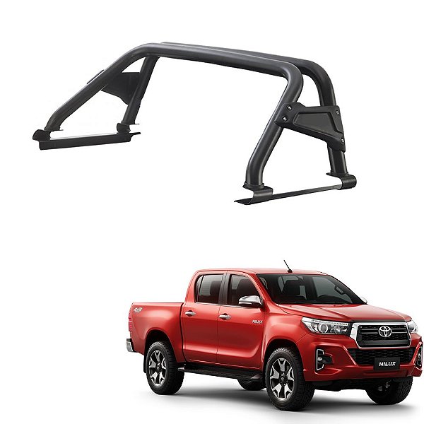 Santo Antonio Hilux 2016 Em Diante Preto Eco Cabine Dupla