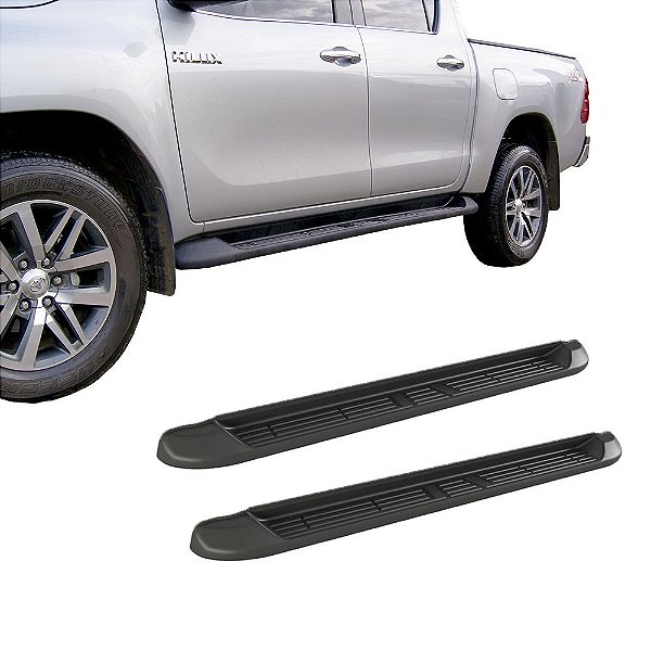 Estribo Hilux Cabine Dupla Plastico Injetado 2006 Até 2015