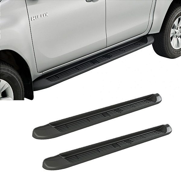 Estribo Hilux 2016 2017 2018 2019 2020 Cd Plástico Preto