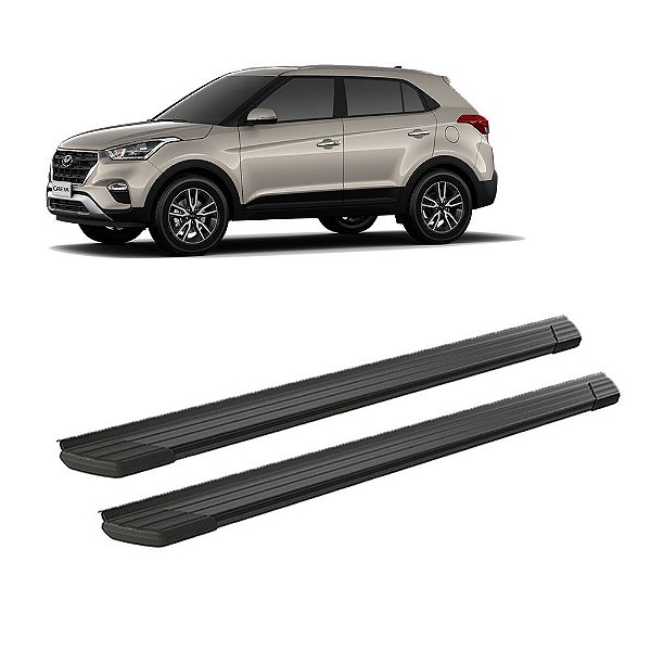 Estribo Creta 2017 2018 2019 Aluminio Preto 1785mm
