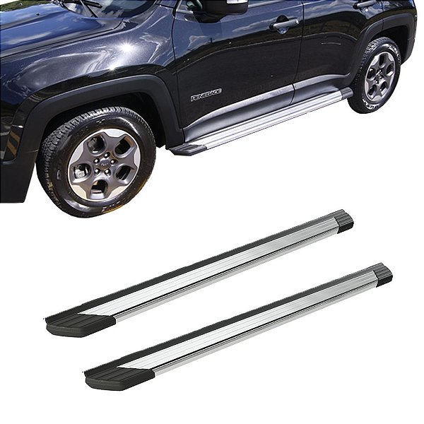 Estribo Renegade 2015 Em Diante Alumínio Prata Bepo 1715mm