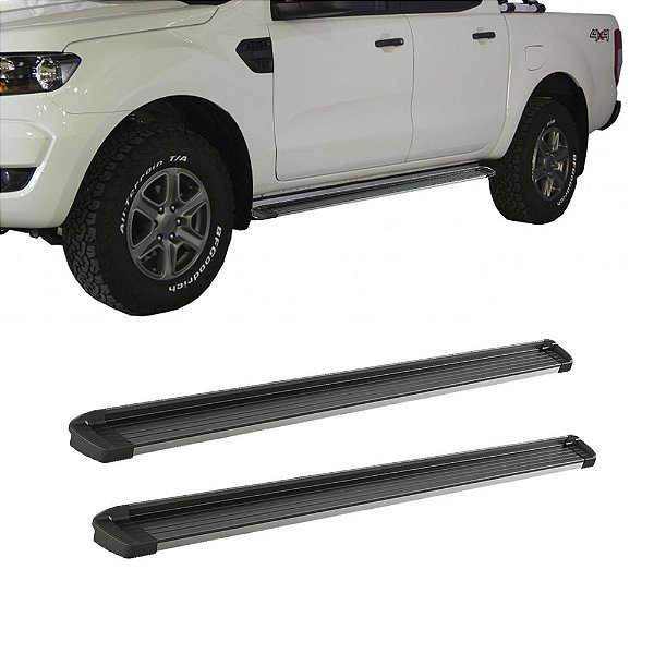 Estribo Ranger Até 2012 Prata Cabine Dupla G3 Bepo