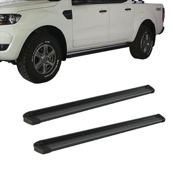 Estribo Ranger Até 2012 Preto Cabine Dupla G3 Bepo