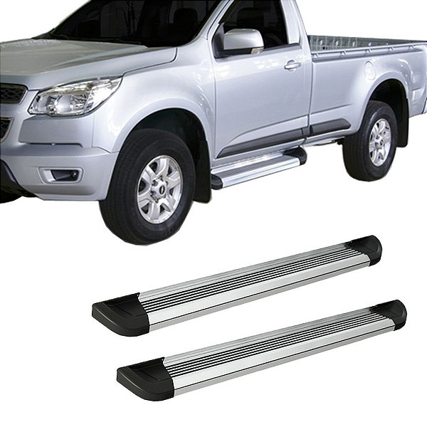 Estribo S10 2012 Em Diante Alumínio Polido Cabine Simples G2
