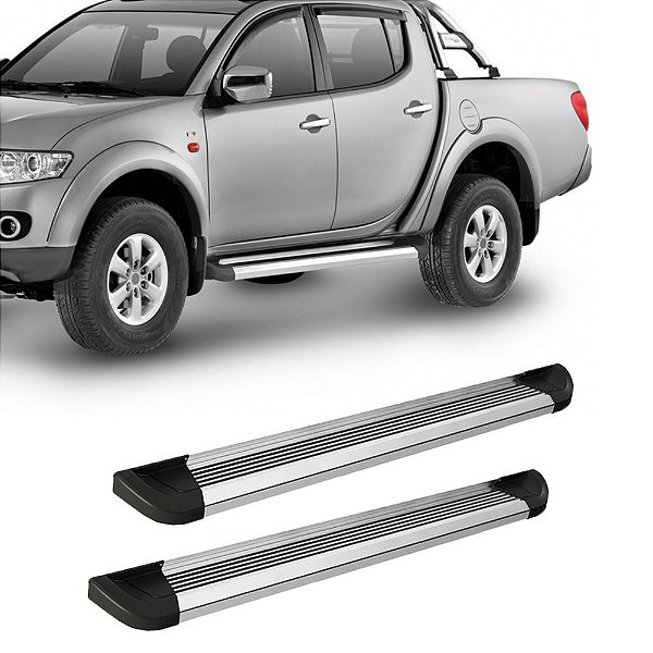 Estribo L200 Sport 2017 Em Diante Alumínio Polido Bepo G2