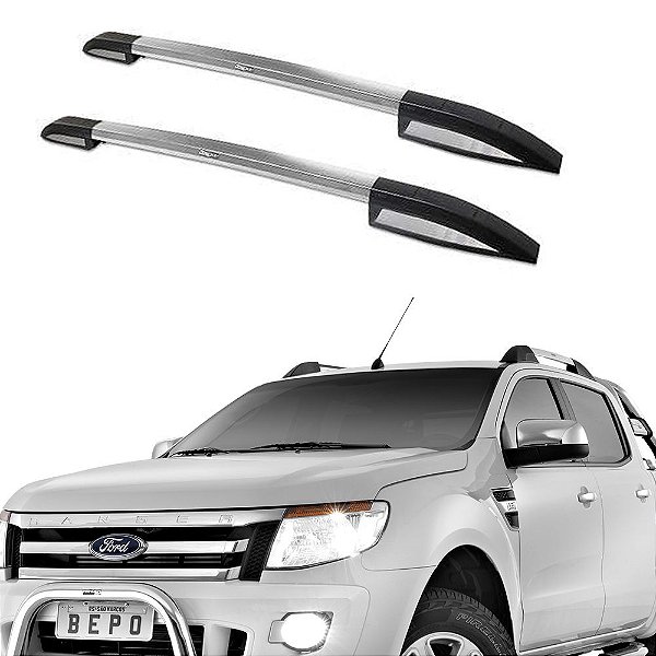 Rack Teto Longarina Ranger 2013 2014 2015 Alumínio Polido