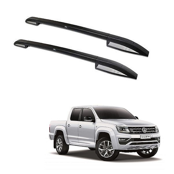 Rack Teto Longarina Amarok 2010 2011 2012 Cd Alumínio Preto