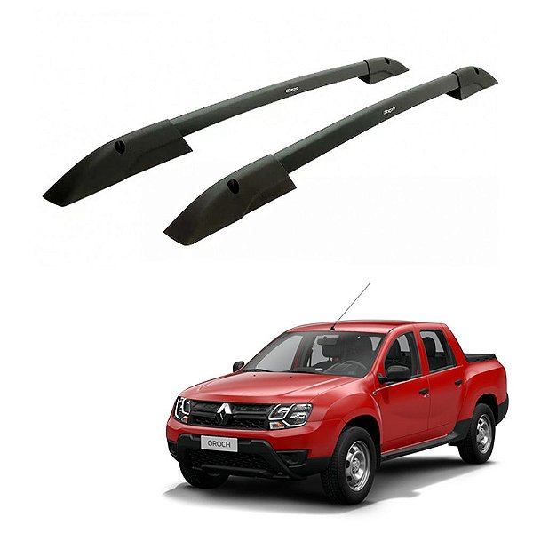 Rack Teto Longarina Duster Oroch 2017 2018 Alumínio Preto