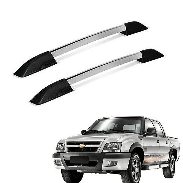 Rack Teto Longarina S10 1997 1998 1999 Cd Alumínio Polido
