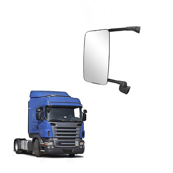 Espelho Retrovisor Scania S5 2007 2008 Completo Convexo - Le