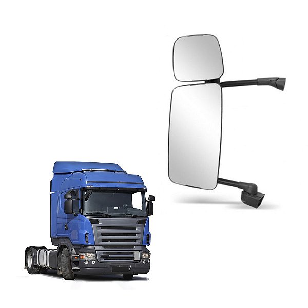 Espelho Scania S5 2007 2008 Convexo Completo C/Bifocal - Le