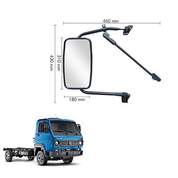 Espelho Retrovisor Vw Delivery 5.140 E 8.150 Plano Par