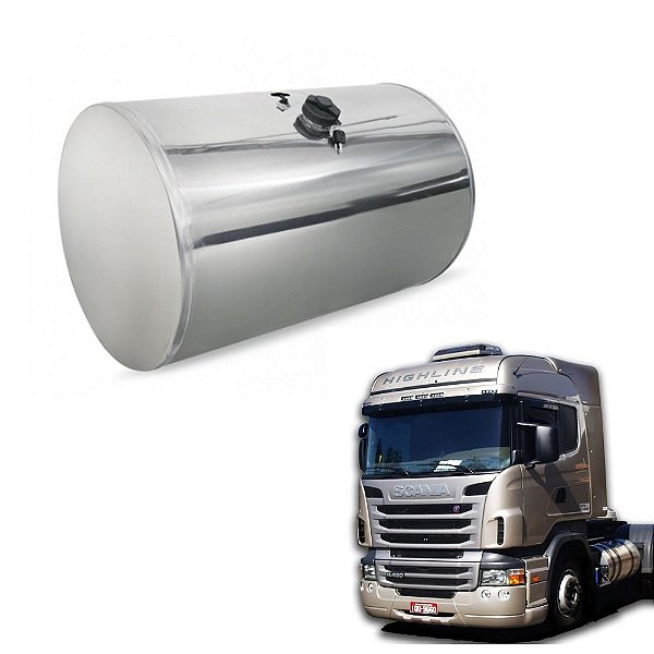 Tanque Combustível Inox Scania S4 S5 S6 Ntg P/G/R - 440 Lts