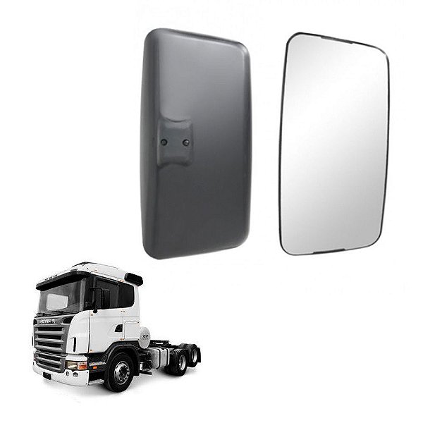 Espelho Retrovisor Scania S5 2007 A 2018 Convexo Maior