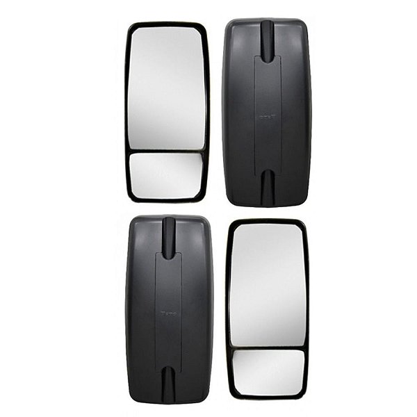 Espelho Ford Cargo 2011 2012 Convexo C/ Bifocal Convexo 2un