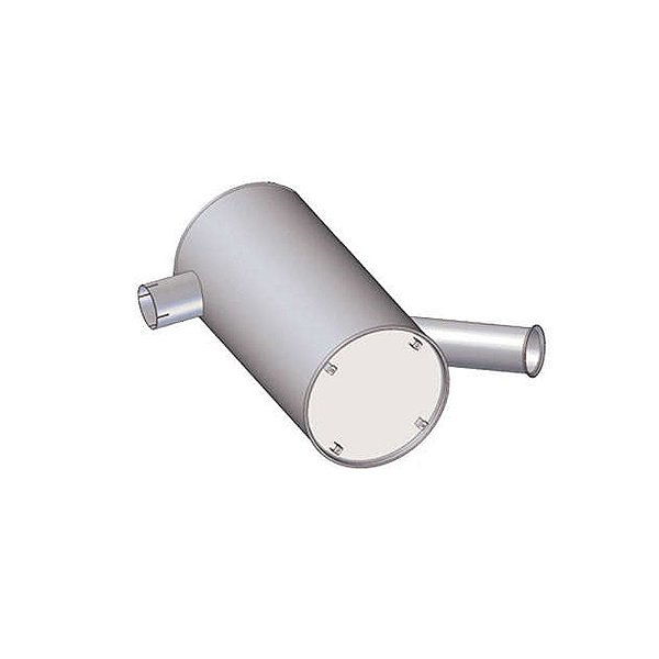 Silencioso Iveco Eurotech 450e37 Aço Carbono 4,5 Polegadas