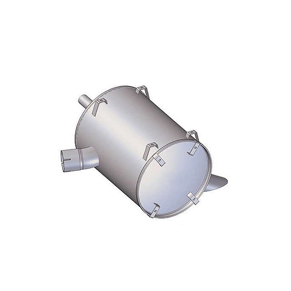 Silencioso Mb Axor 1933c 2533 2625 3.5 Polegada Com Lã Vidro