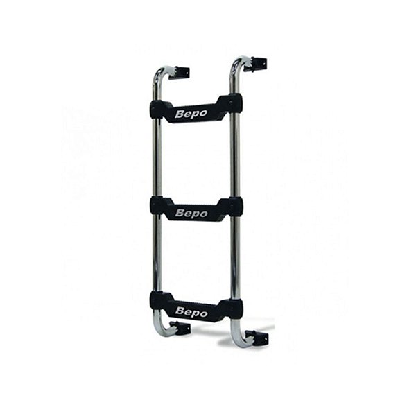 Escada Traseira Ford Cargo 2005 2006 2007 3 Degraus Cromado