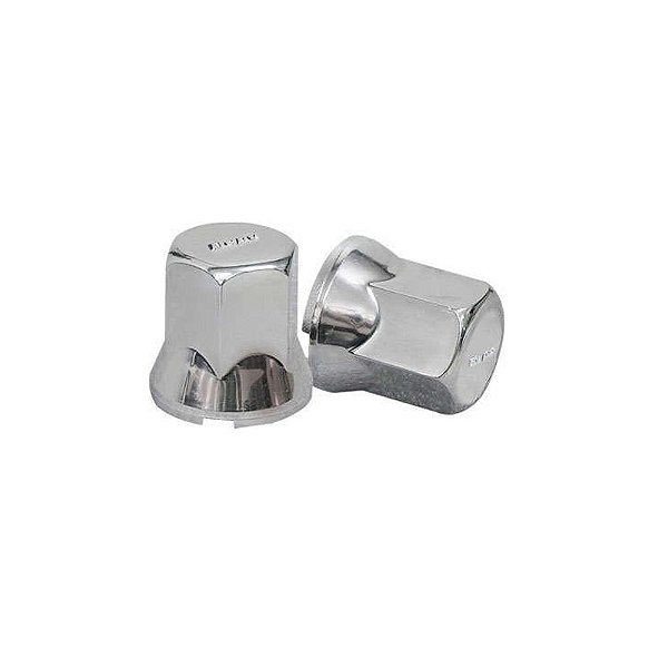 Capa De Porca Real 33 Mm Cromada 50 Unidades