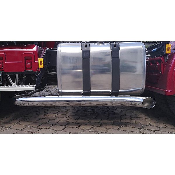 Ponteira Escapamento Scania S6 Com Kit Lado Esquerdo 4,5 Pol