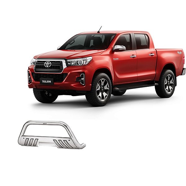 Quebra Mato Hilux 2016 2017 2018 2019 2020 Cromado Bepo