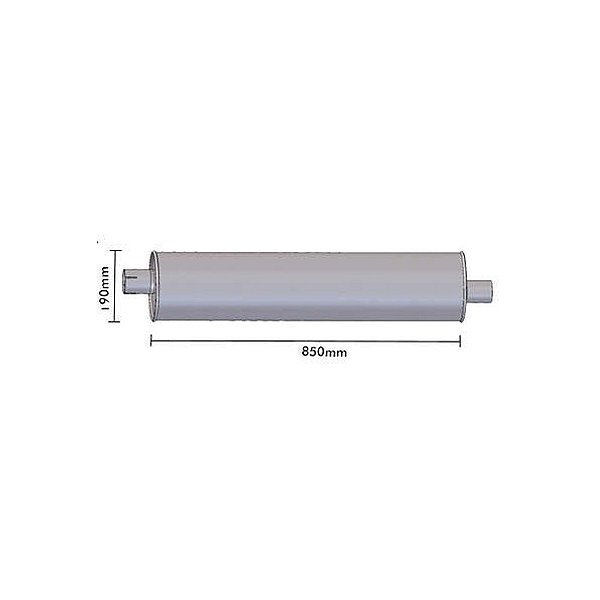 Silencioso Vw 7.100 Motor Mwm Euro 3 2,5 Polegadas