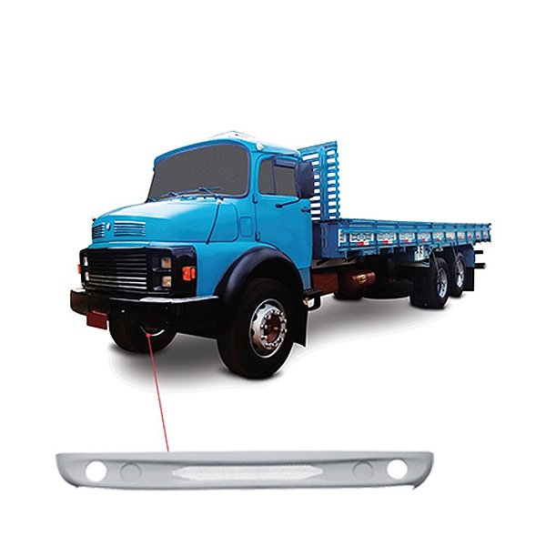 Spoiler Mb 1518 Com Furação Fibra Laminada Sem Pintura