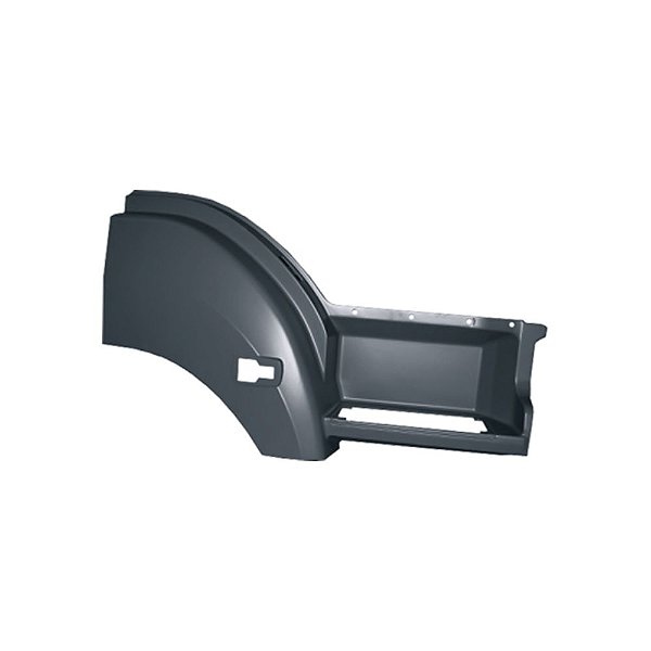 Paralama Mb Axor 2544 Lado Direito Fibra Cinza 9586601001