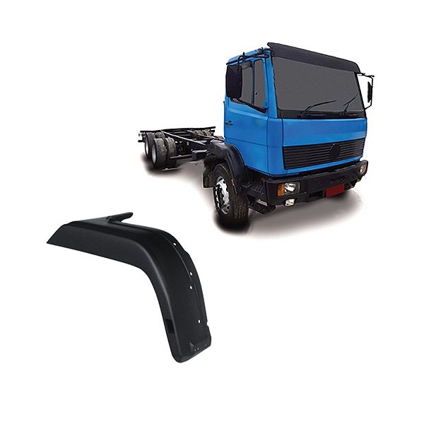 Paralama Cabine Mb 1721 Lado Direito Fibra Injetada Preto