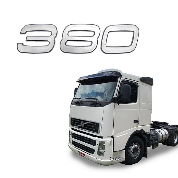 Letreiro 380 Volvo FH 2004 até 2009 codigo 20382711