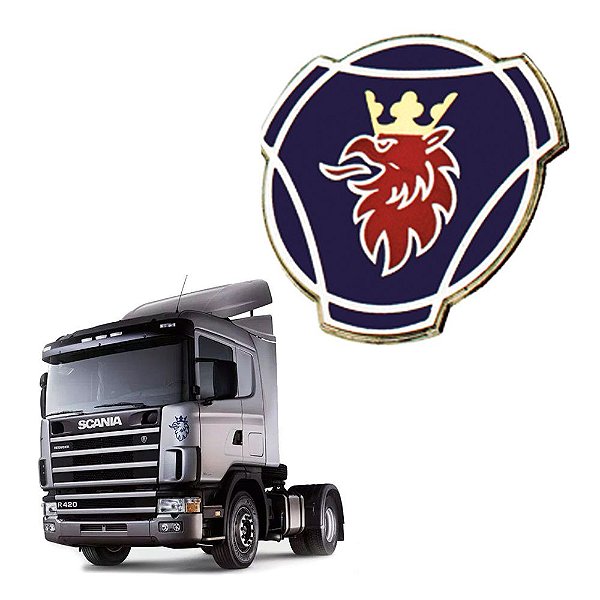 Emblema Galo Capô Scania S4 até 2007 1401610