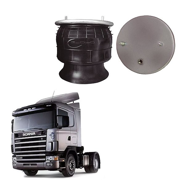 Mola Pneumática 3 Eixo Scania Com Base até 2009