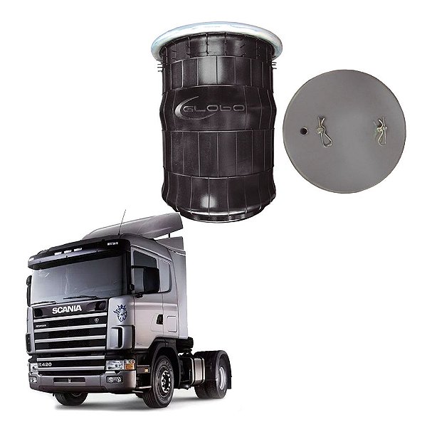 Mola Pneumática Scania Eixo Com Base até 2009