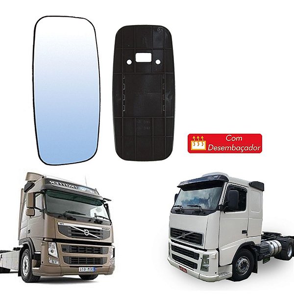 Vidro Principal do Retrovisor Volvo FH NH até 2009 LD LE