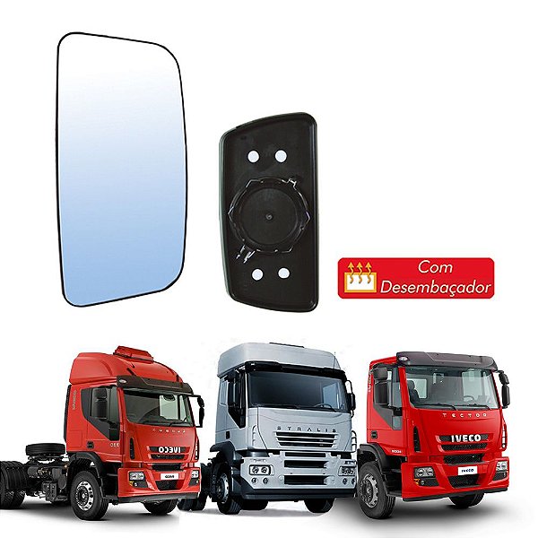 Vidro Com Base Retrovisor Iveco Stralis/Cursor/Tector LD/LE